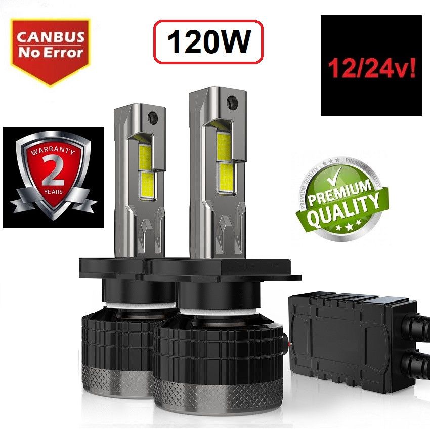 H4 SET CSP chip 12-24v 20000LM - ZA SREDNJE-DUGO-MAGLENKU Beograd Zemun